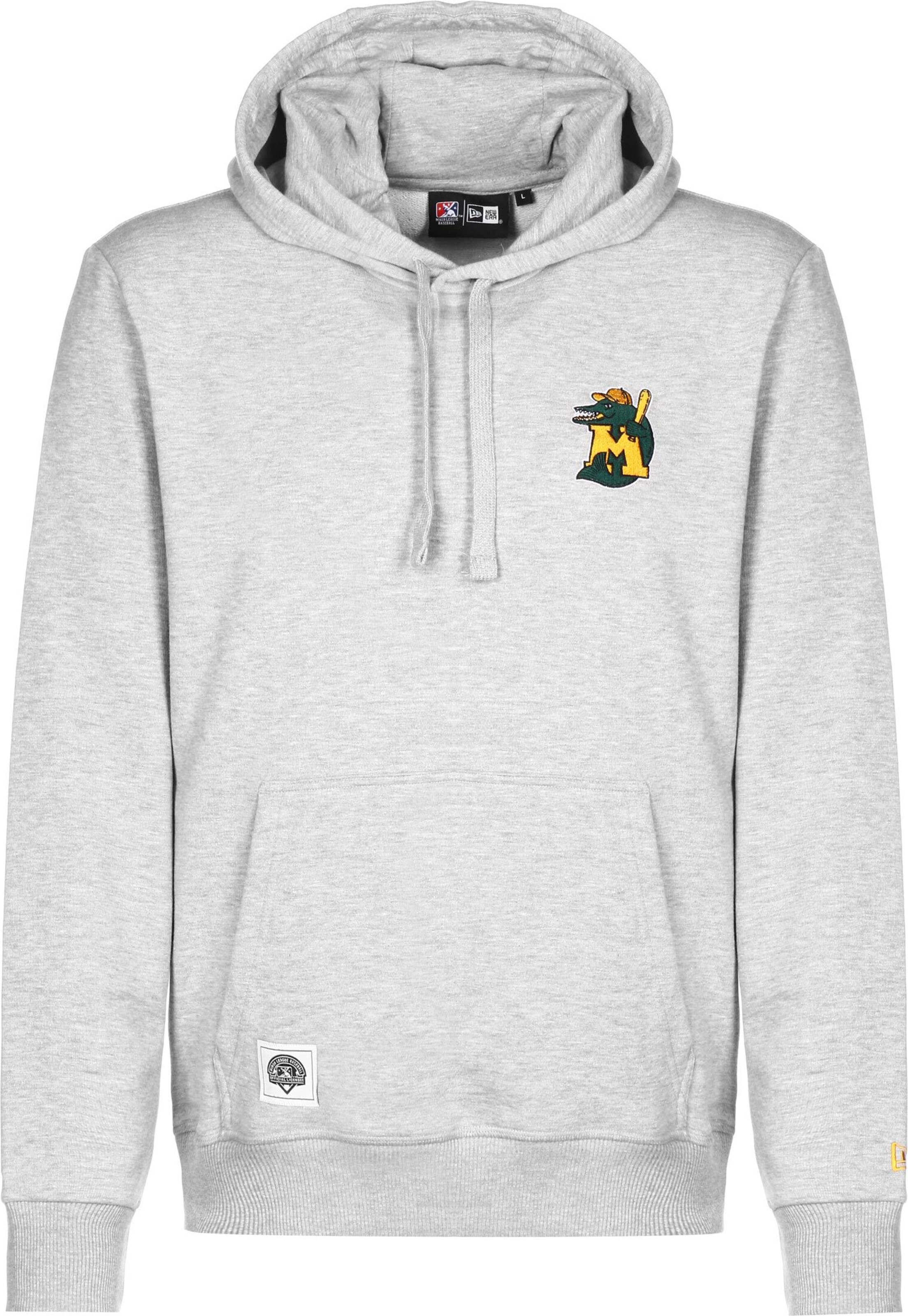 NEW ERA Sweatshirt 'Minor League Heritage' in Grau: Vorderseite