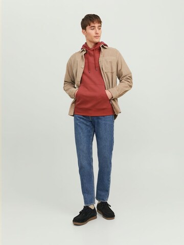 JACK & JONES Mikina – hnědá