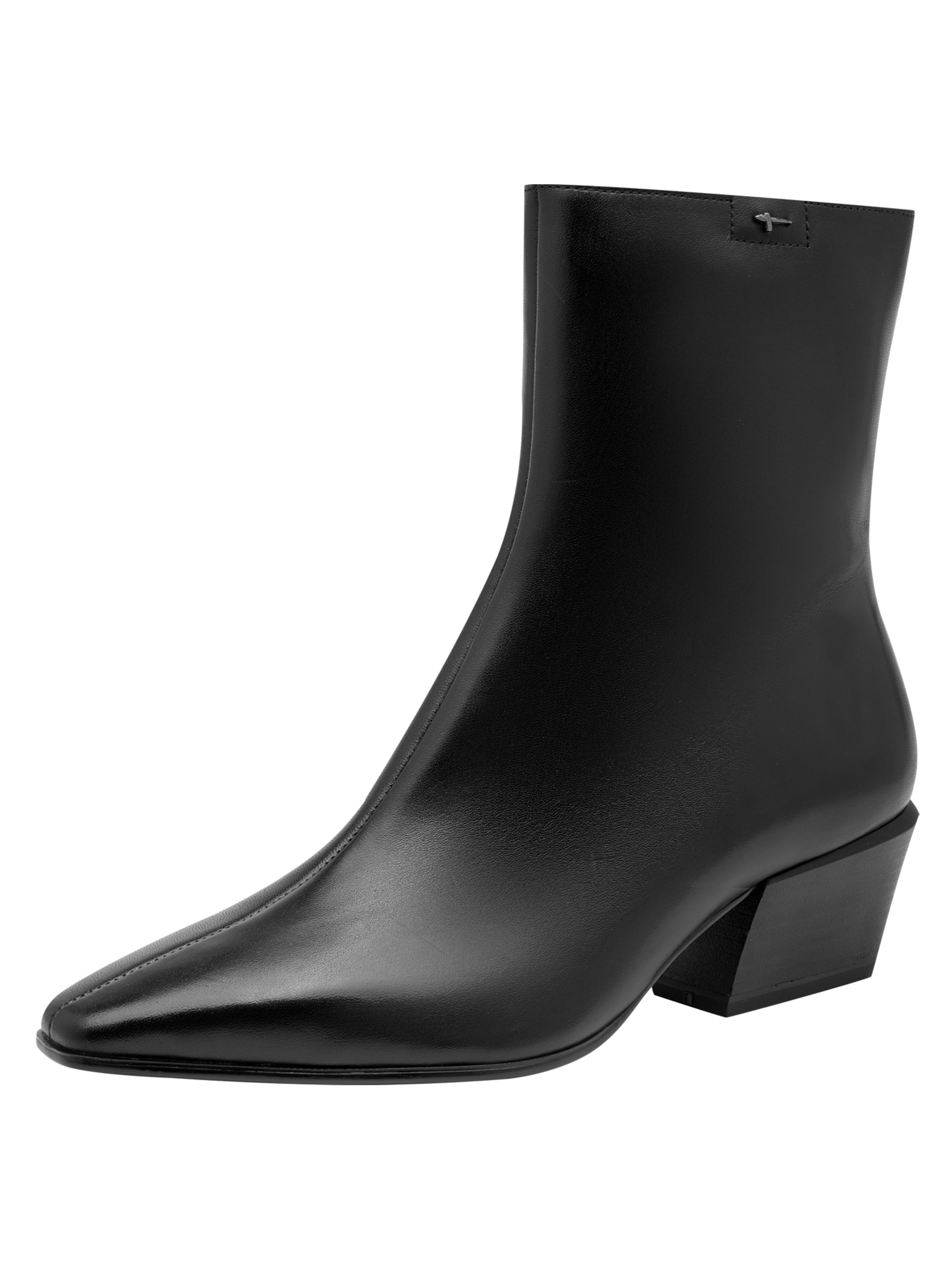Bottines Tamaris en noir : devant