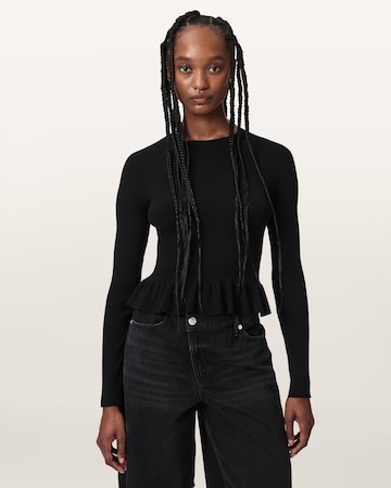 AllSaints Pullover 'Jas' in Schwarz: Vorderseite