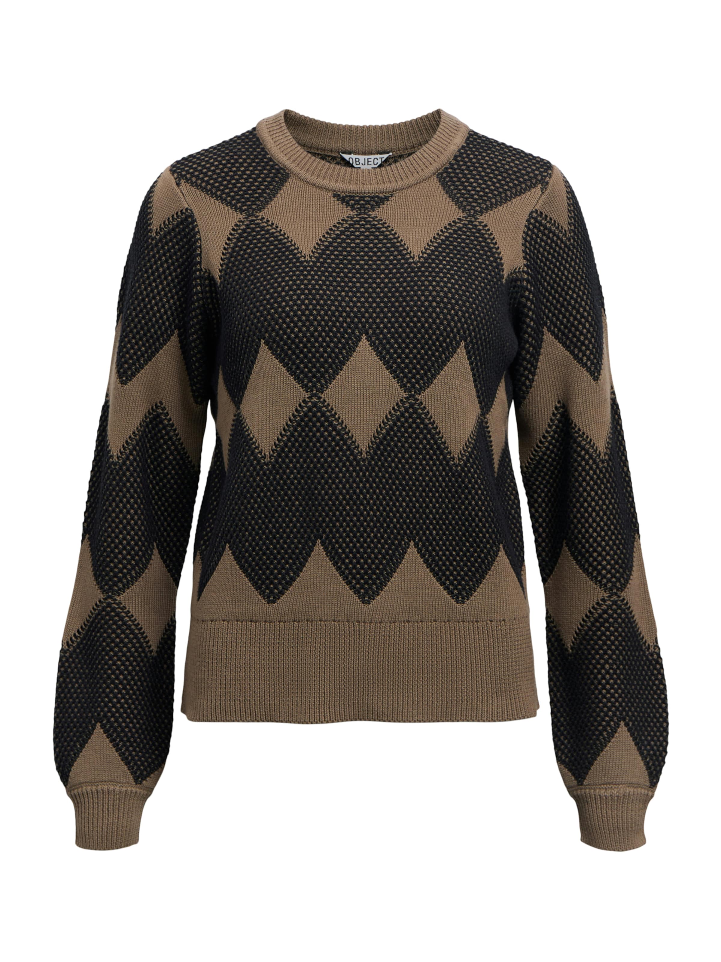 OBJECT Pullover 'OBJOLYMPIA' in Schwarz: Vorderseite