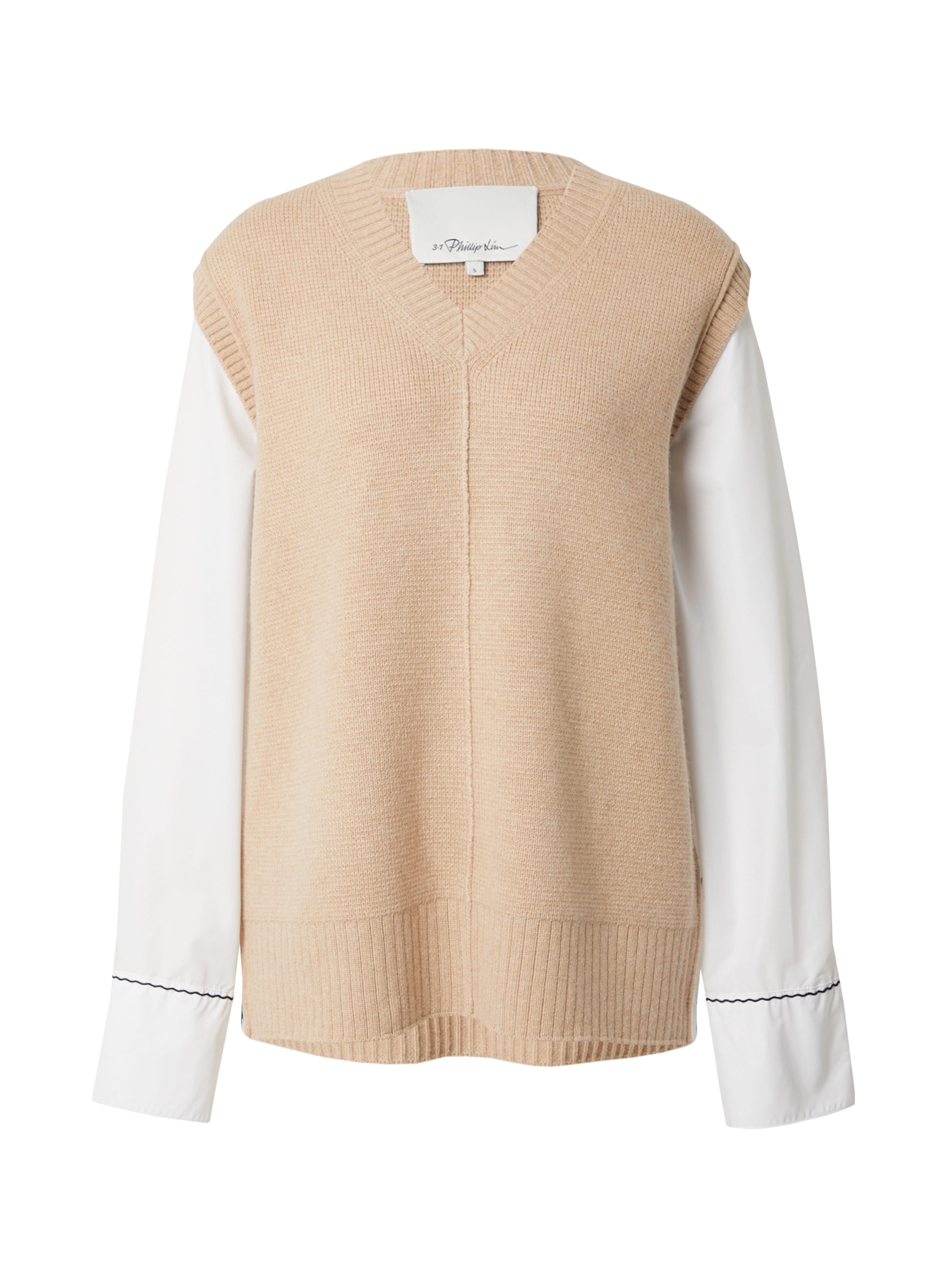 3.1 Phillip Lim Pullover in Beige: Vorderseite