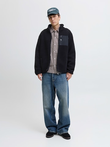 JACK & JONES Флисовая куртка 'JJThatcher' в Черный