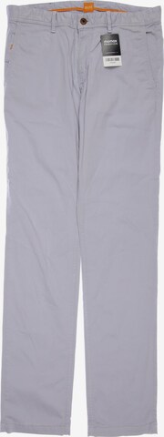 BOSS Orange Pants in 32 in Grey: front