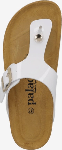 Palado T-Bar Sandals 'Kos' in White