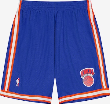 Mitchell & Ness Regular Urheiluhousut 'NBA NY Knicks 95' värissä sininen: etupuoli