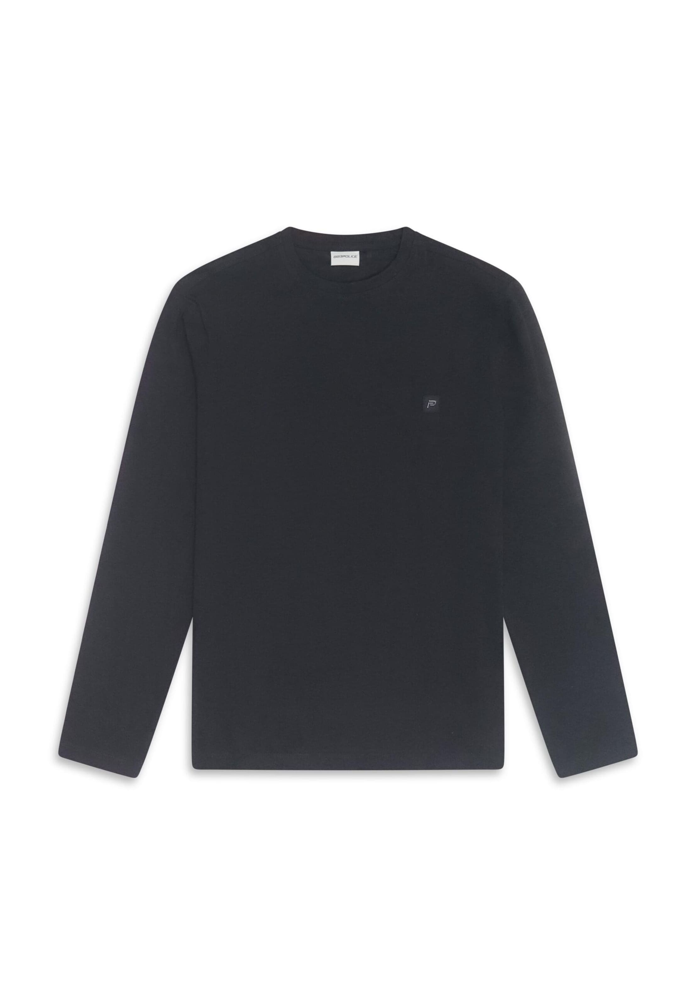 883Police Shirt 'Highgate' in Schwarz: Vorderseite