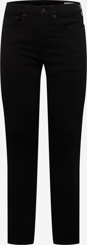 rag & bone Skinny Jeans in Black: front