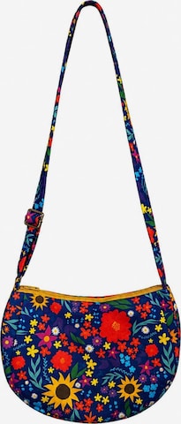 Sacs à main 'Floral Crossbody Bag / Handbag' Sophia Pirrera en bleu : devant