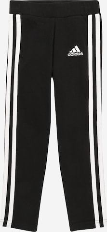 ADIDAS SPORTSWEAR - Skinny Calças de desporto 'Essentials' em preto: frente