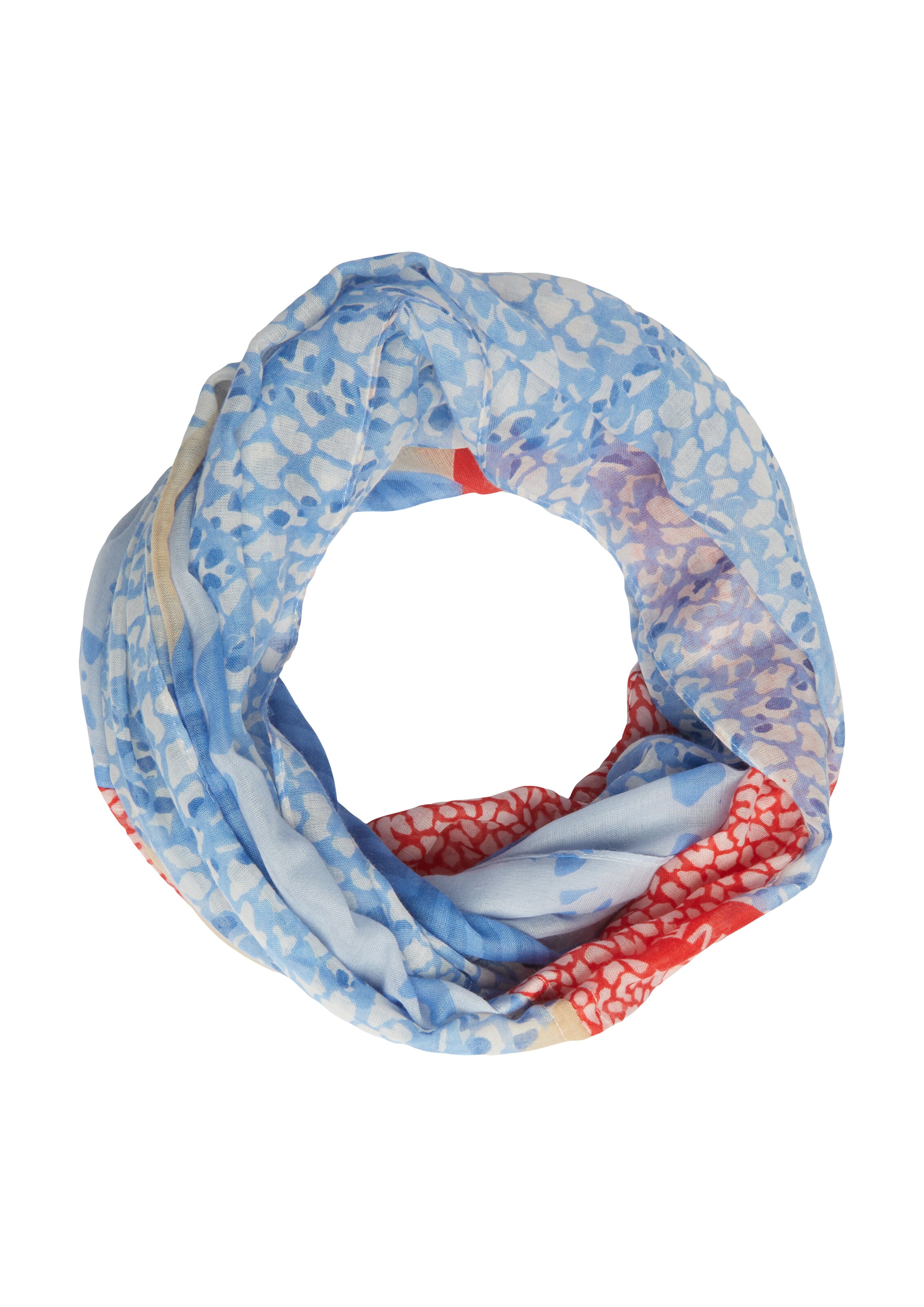s.Oliver Sjaal in Blauw: voorkant
