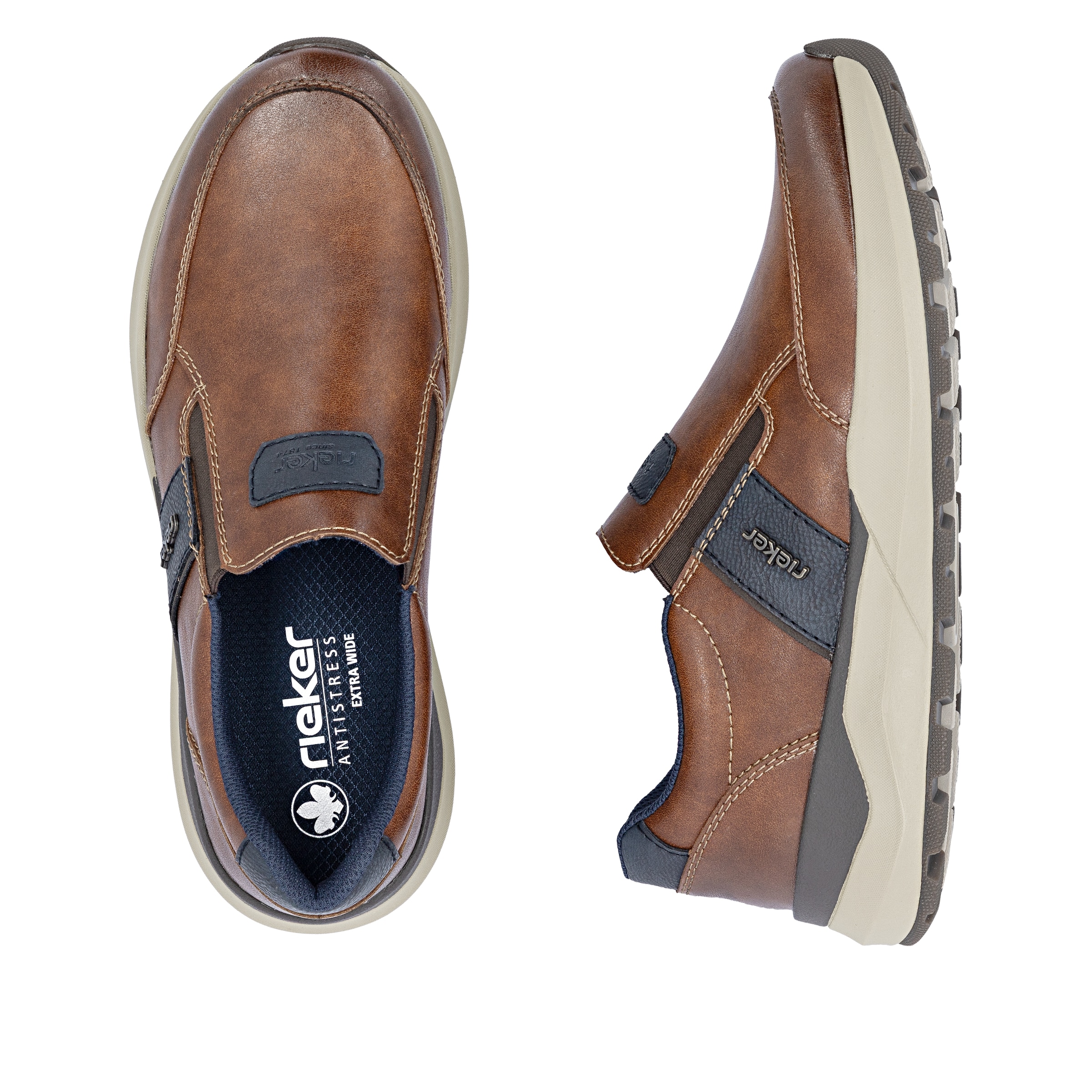 Rieker Slipper in Braun