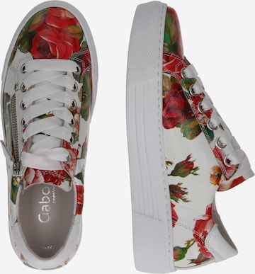 GABOR Sneakers 'Flower' in White