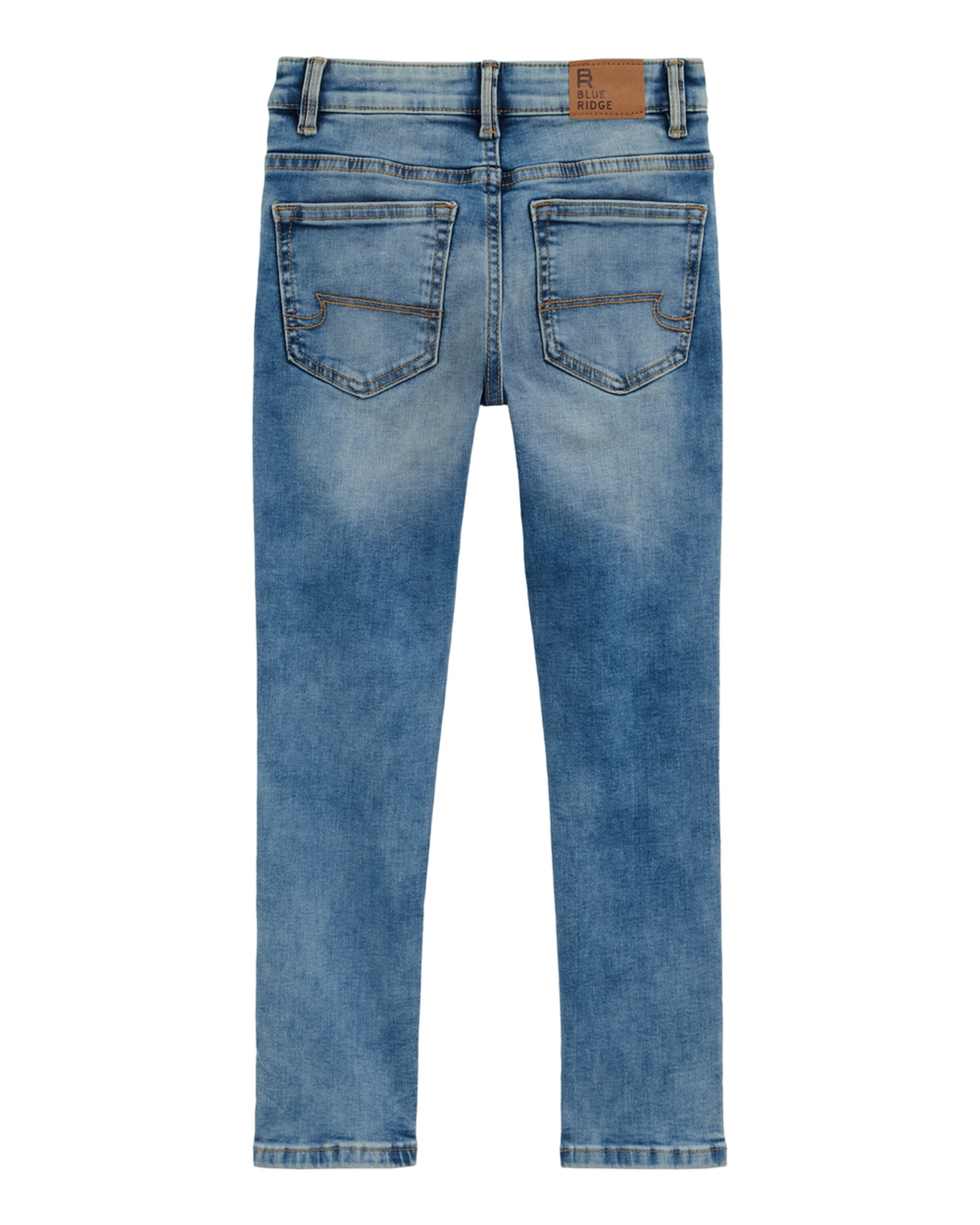 WE Fashion Слим фит Дънки в синьо