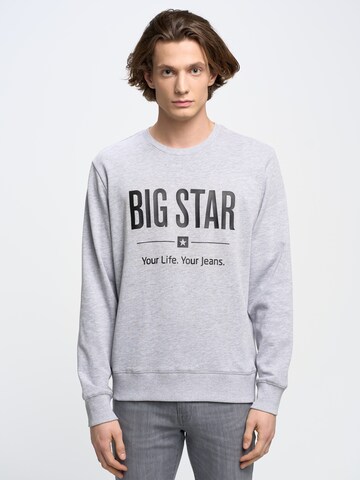BIG STAR Sweatshirt ' ECODORT ' in Grijs: voorkant