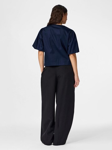 Chemisier 'PCBlair' PIECES en bleu