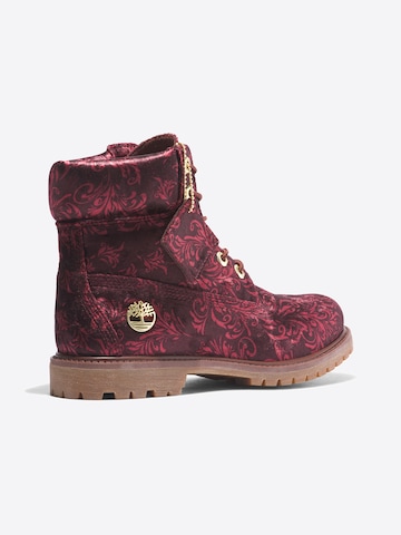 Stivaletto stringato di TIMBERLAND in rosso