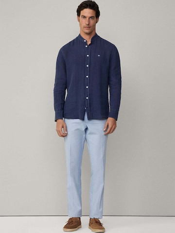 Hackett London Regular Fit Hemd in Blau