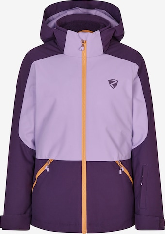 ZIENER Athletic Jacket 'AMELY' in Purple: front