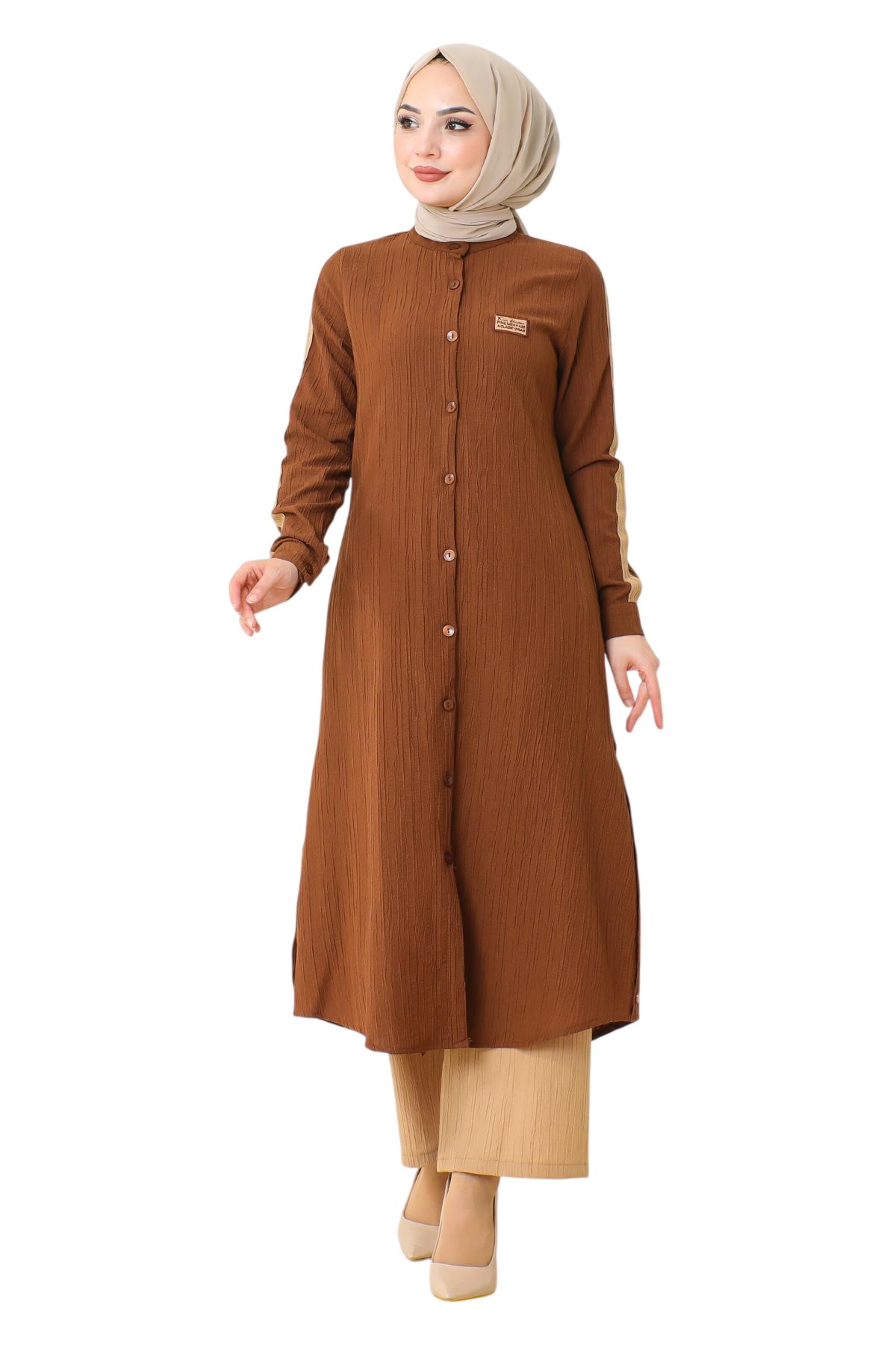 MODAMIHRAM Set in Braun: Vorderseite