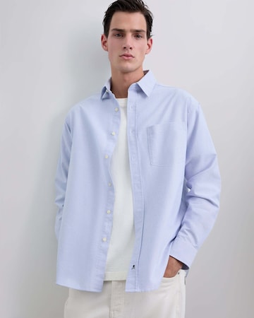Scalpers Regular fit Button Up Shirt in Blue