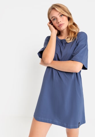 LSCN by LASCANA Pajama shirt in Blue: front