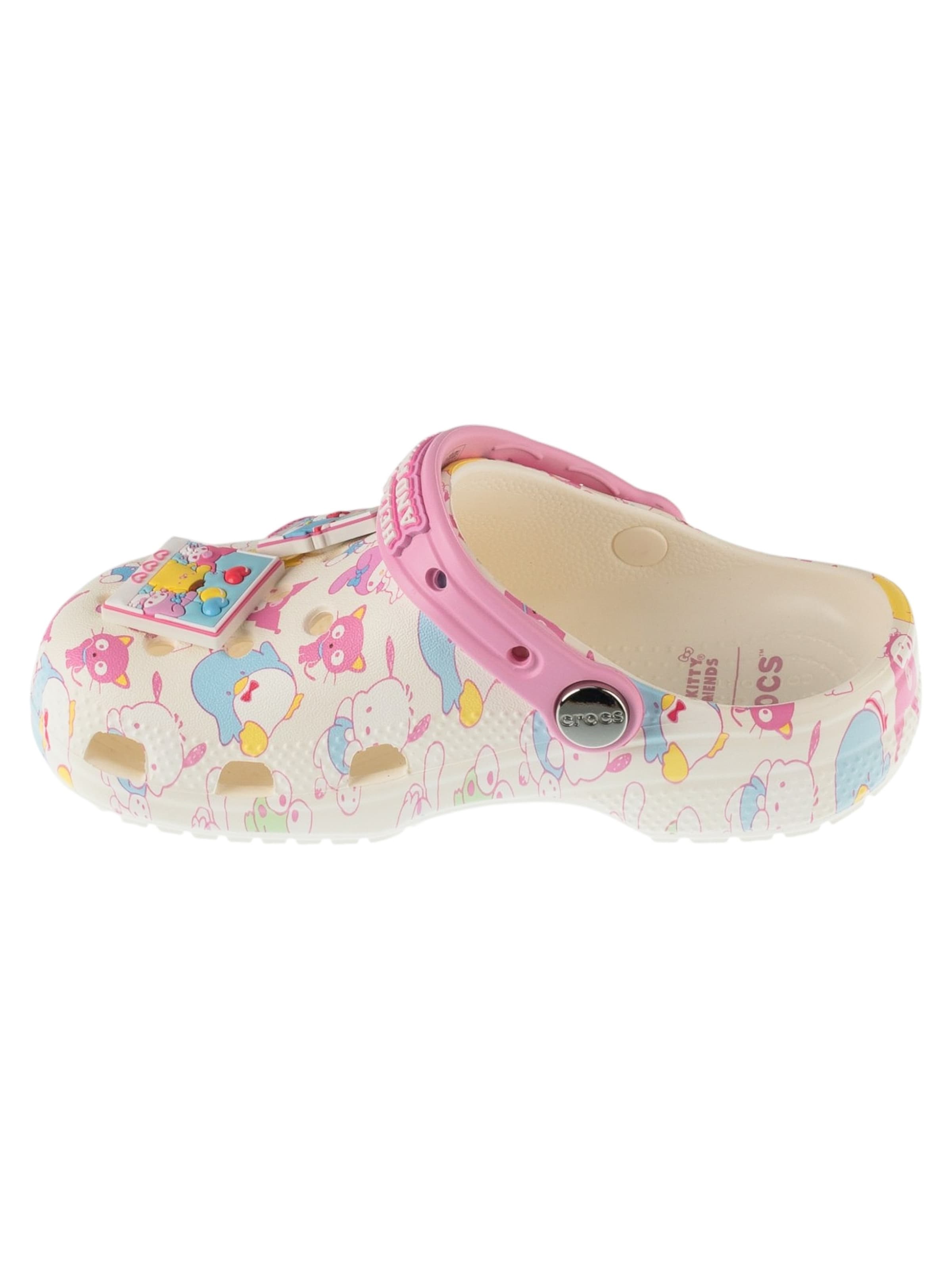 Crocs Sandale 'Classic Hello Kitty Clog K'‌‌‌‌‌ in Weiß