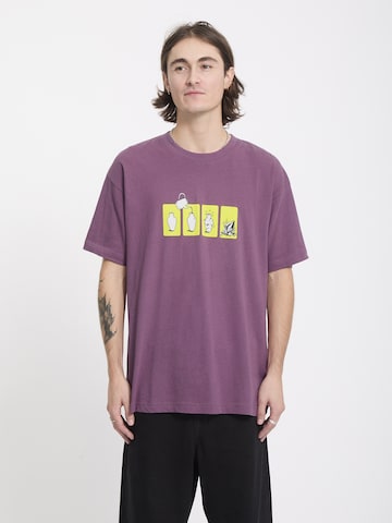 Volcom T-Shirt 'Before I Break' in Lila: Vorderseite