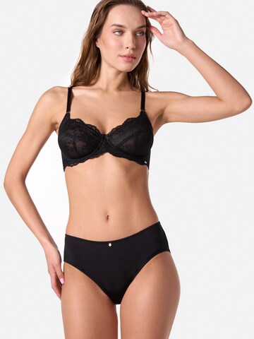 Liperia T-shirt Bra 'IVY' in Black: front