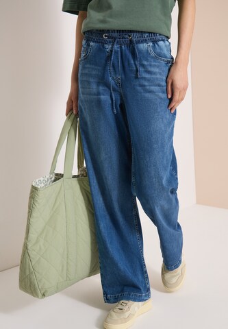 CECIL Loosefit Jeans in Blau: Vorderseite