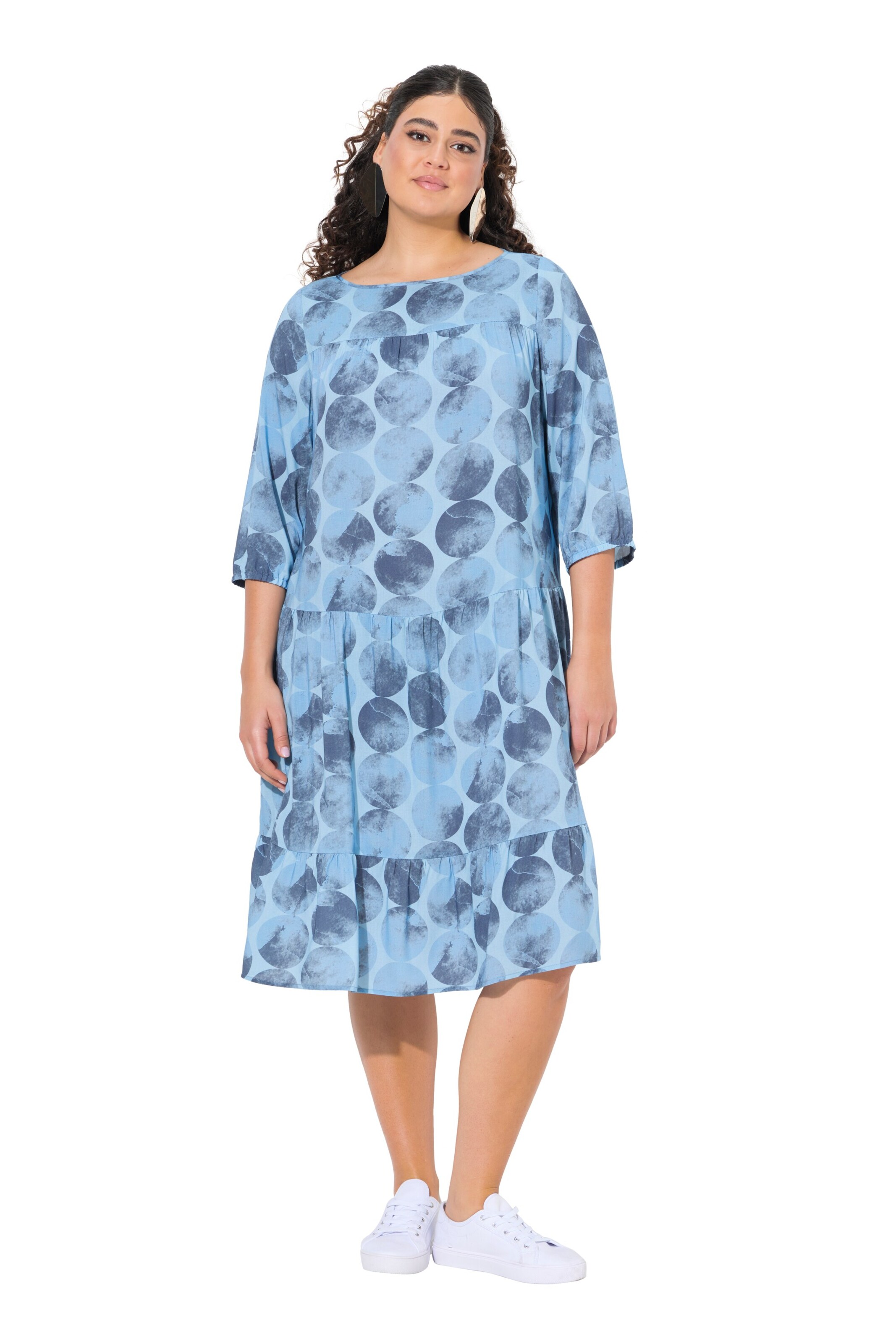 Ulla Popken Dress in Blue: front