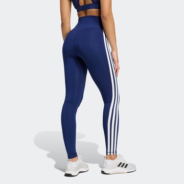 ADIDAS PERFORMANCE Skinny Sporthose in Blau