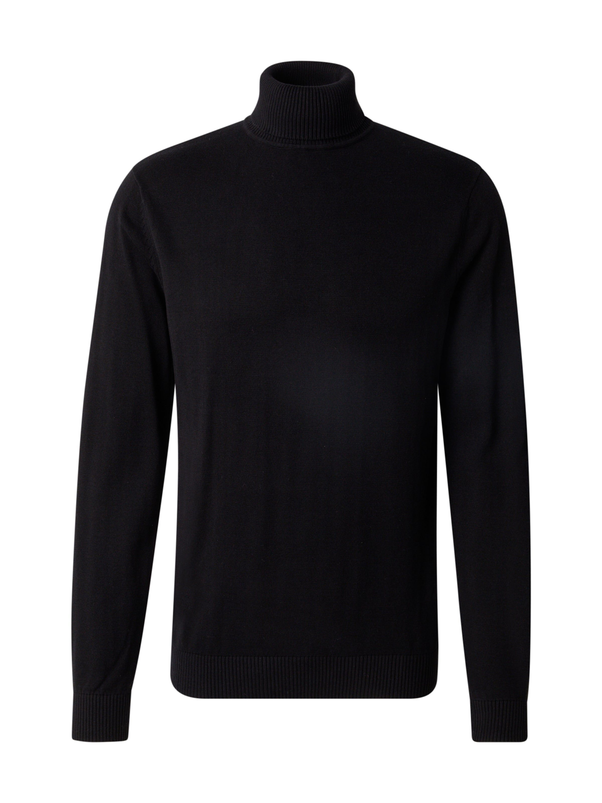 SELECTED Пуловер 'SLHKRIS' в черно: отпред