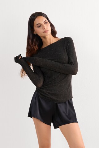 INTIMISSIMI Shirt in Black: front