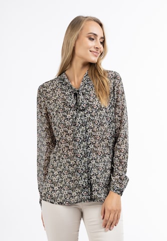 Usha Blouse in Zwart: voorkant