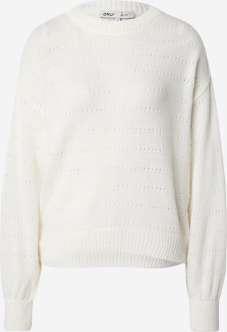 ONLY Sweater 'LITA' in White: front