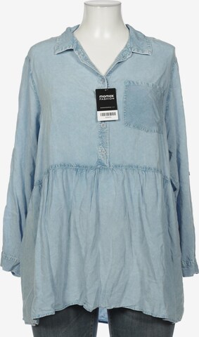 Simply Be Bluse 6XL in Blau: predná strana