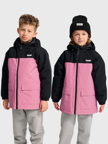 Hummel Sportjas in Roze: voorkant