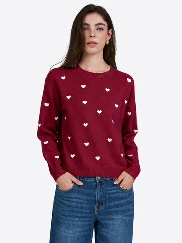 Imily Bela Pullover in Rot: Vorderseite