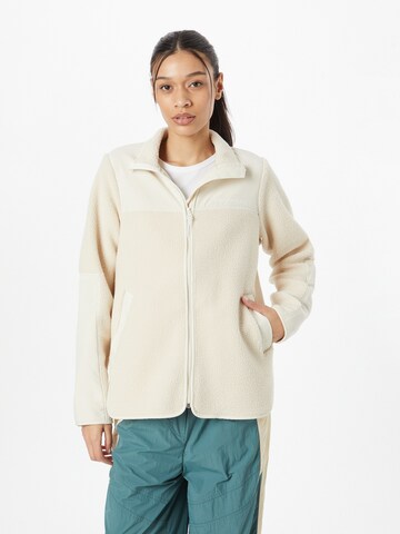 Röhnisch Athletic Fleece Jacket 'Phoebe' in Beige: front