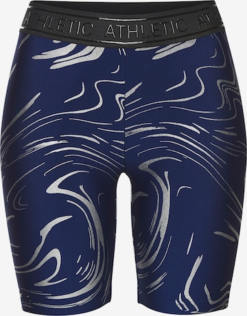 Pantalon de sport LASCANA ACTIVE en bleu : devant