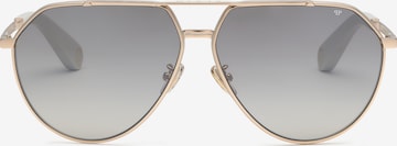 Philipp Plein Zonnebril ' Signature ' in Goud: voorkant