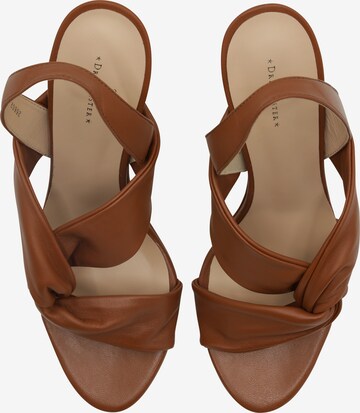DreiMaster Klassik Strap Sandals in Brown