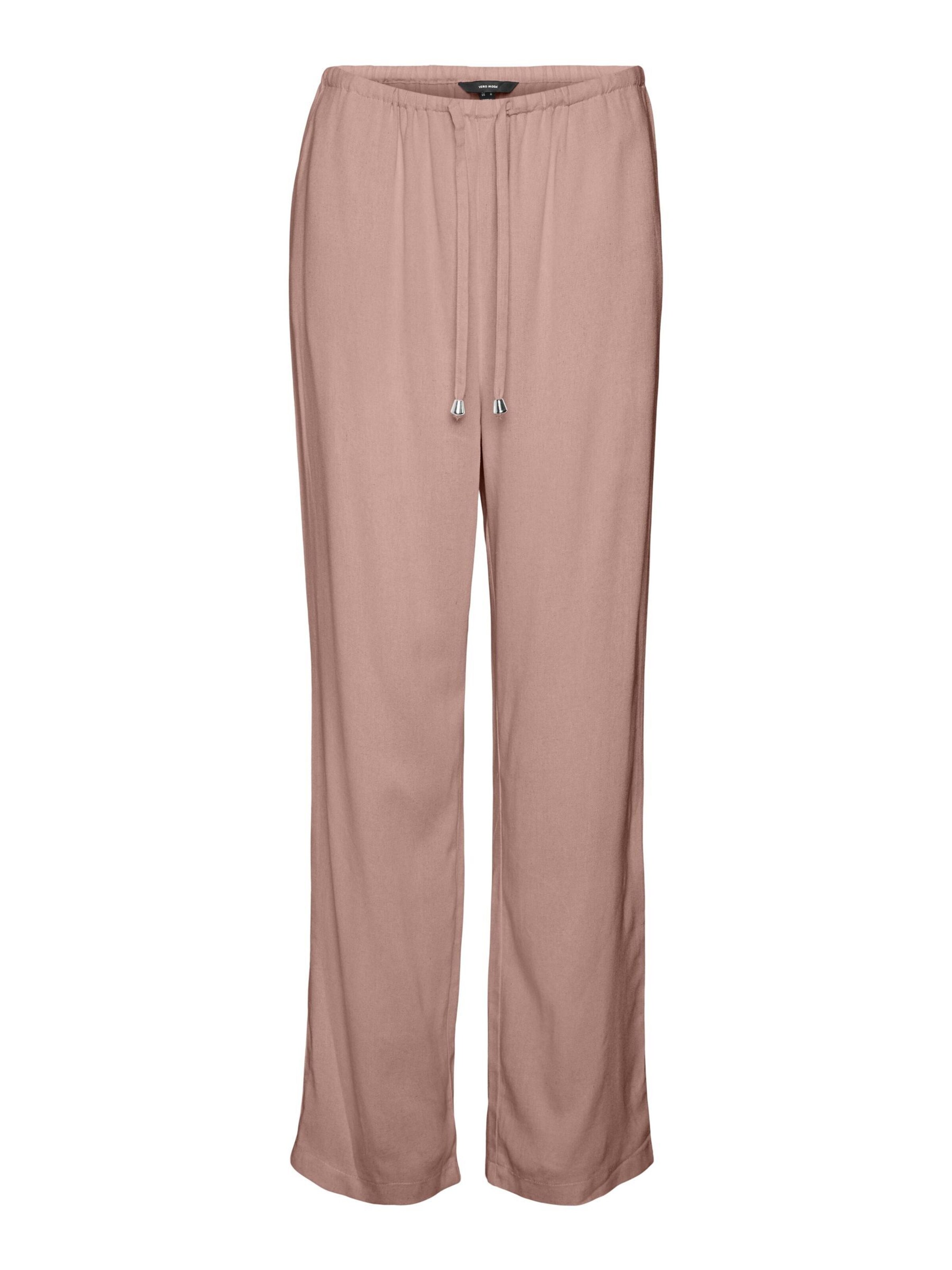 VERO MODA Trousers 'DINNA' in Pink: front