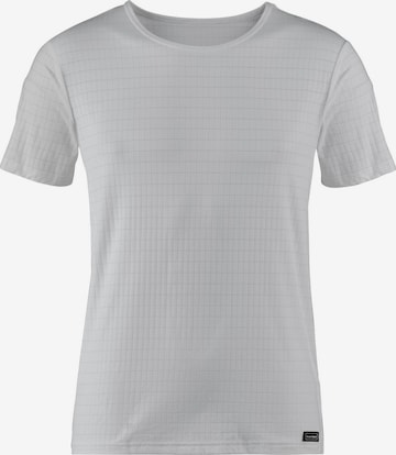 T-Shirt 'Check Line 2.0' Bruno Banani en blanc : devant