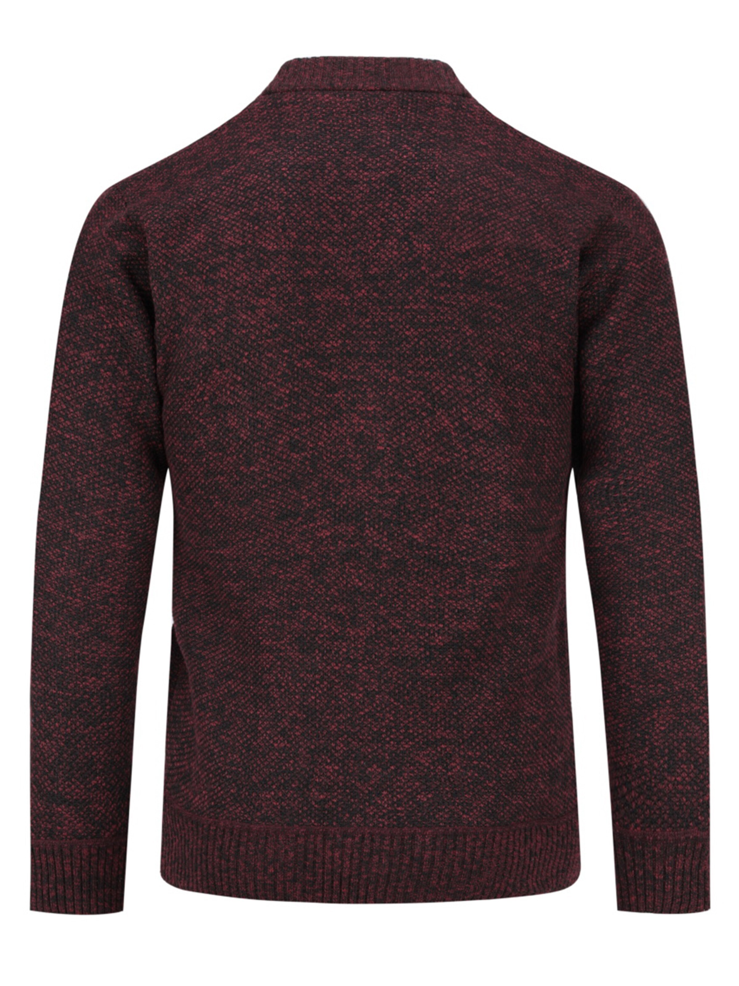 ALLTHEMEN Knit Cardigan in Red