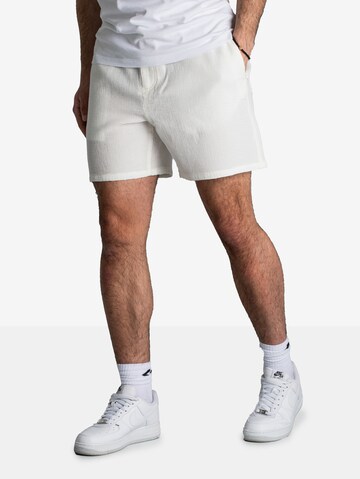 LACOSTE Regular Workout Pants in White