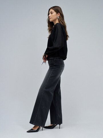 Salsa Jeans Bluse in Schwarz