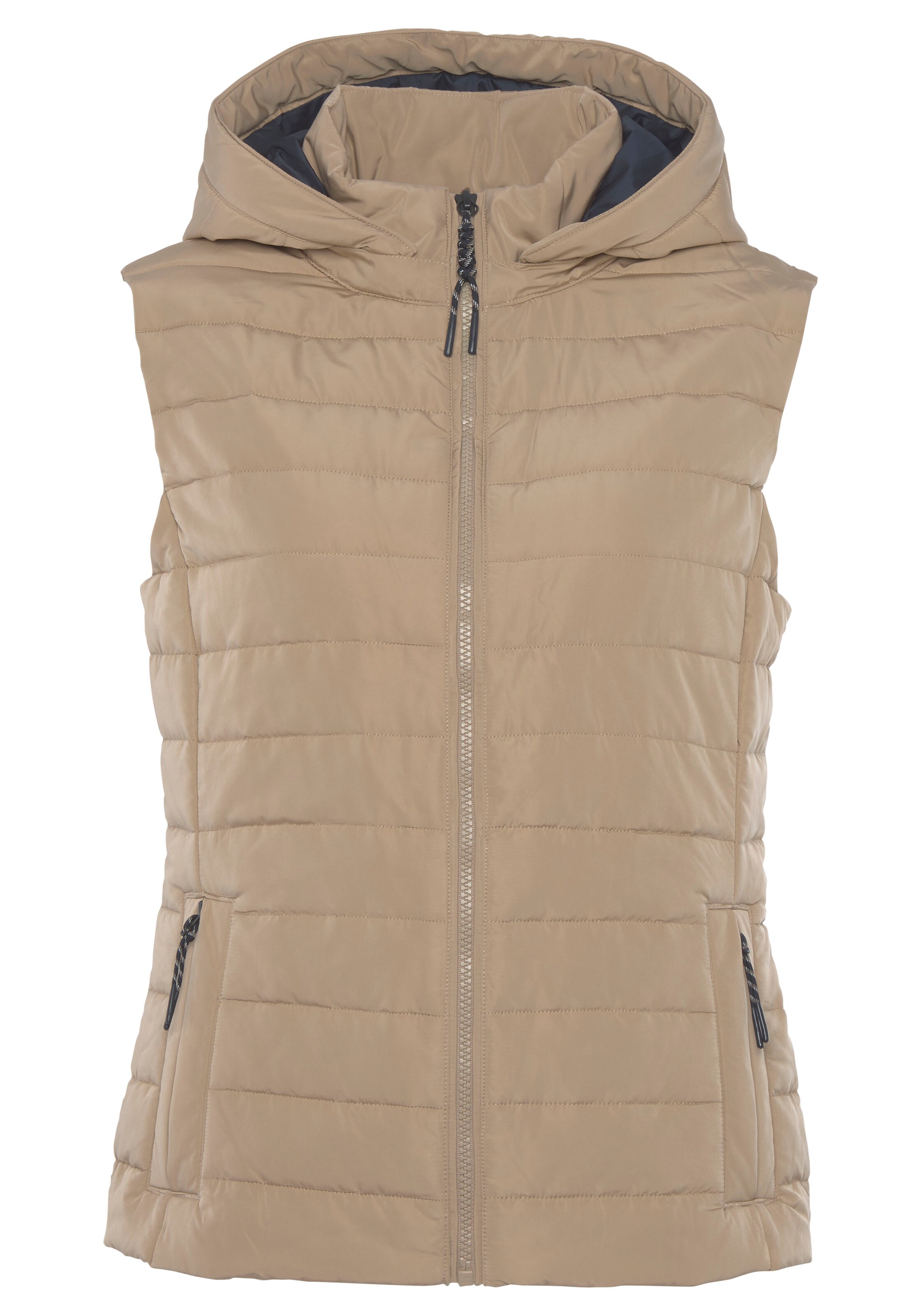 Elbsand Weste in Beige: Vorderseite