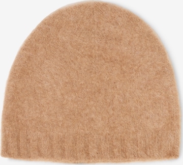 Marie Lund Mütze in Beige: Vorderseite